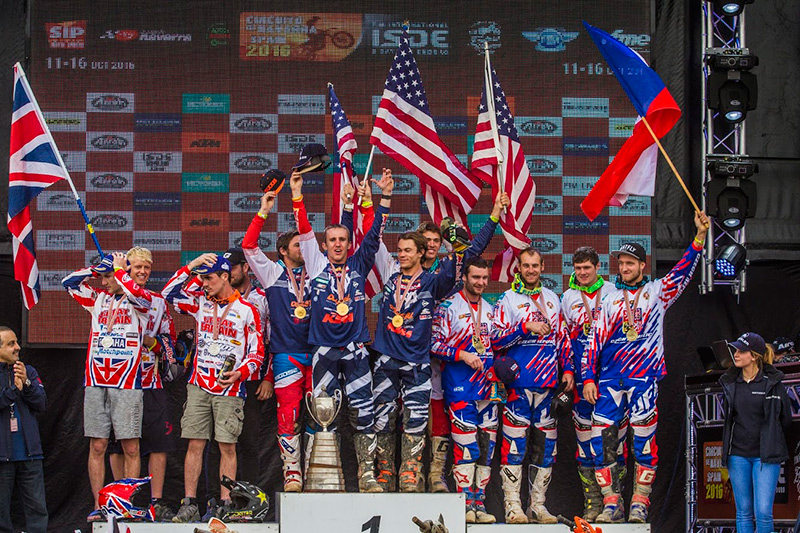 Estados Unidos logran un resultado hist&oacute;rico en los ISDE en el Circuito de Navarra